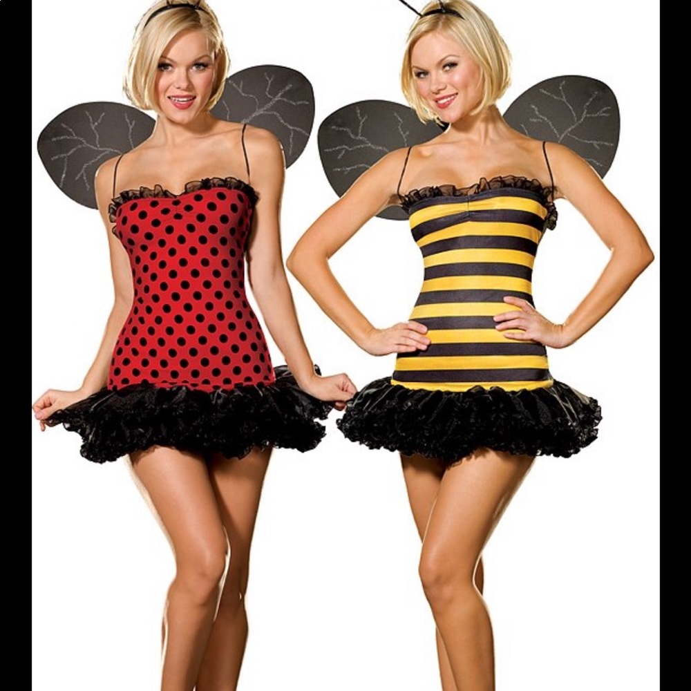 Sexy Bumble Bee Lady Bug Costume